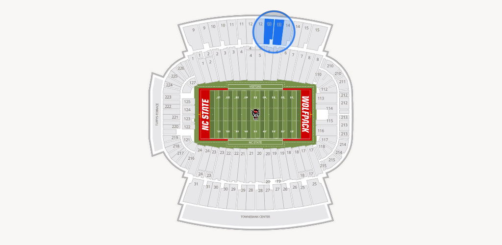 Carter-Finley Stadium Seating Chart