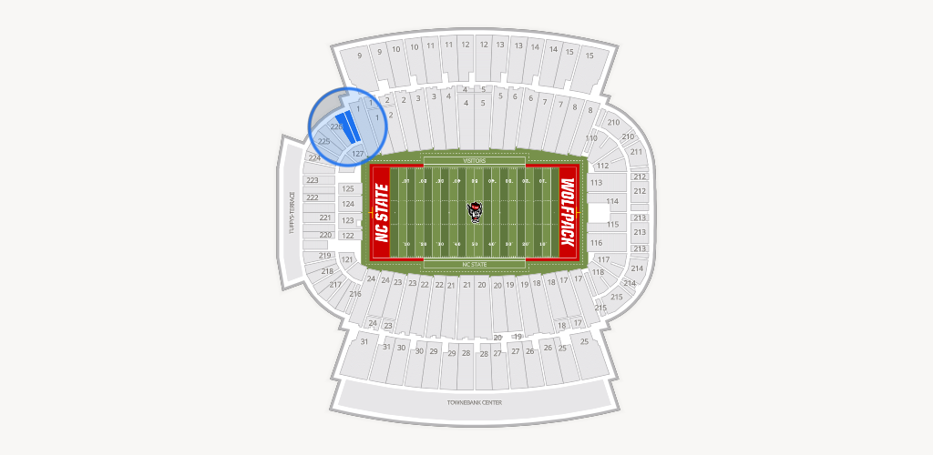 Carter-Finley Stadium Seating Chart