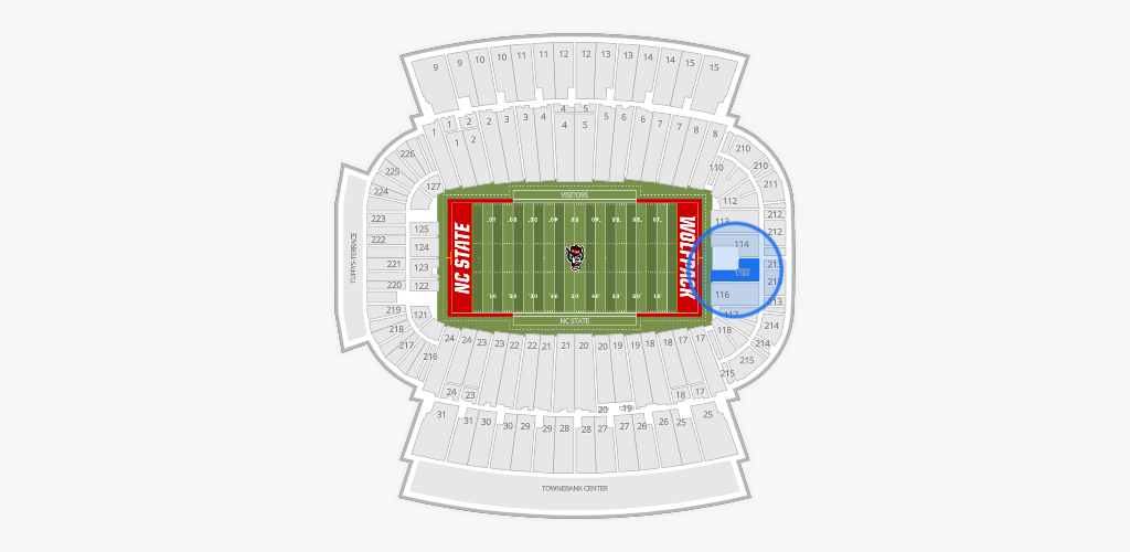 Carter-Finley Stadium Seating Chart