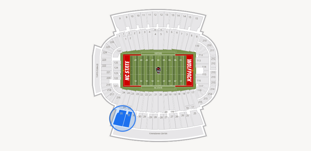 Carter-Finley Stadium Seating Chart