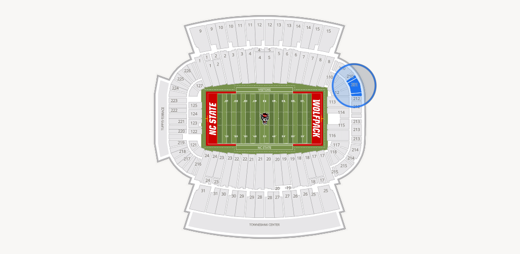 Carter-Finley Stadium Seating Chart