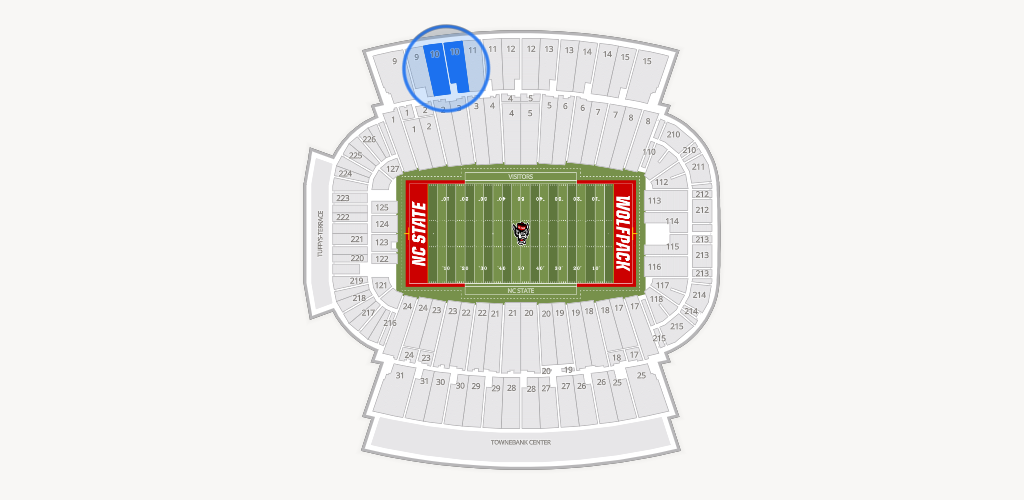 Carter-Finley Stadium Seating Chart