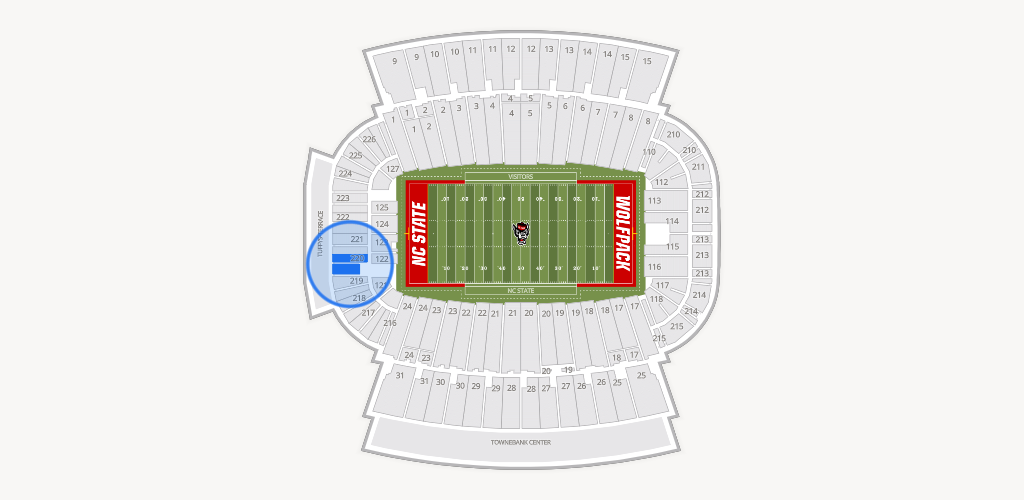 Carter-Finley Stadium Seating Chart