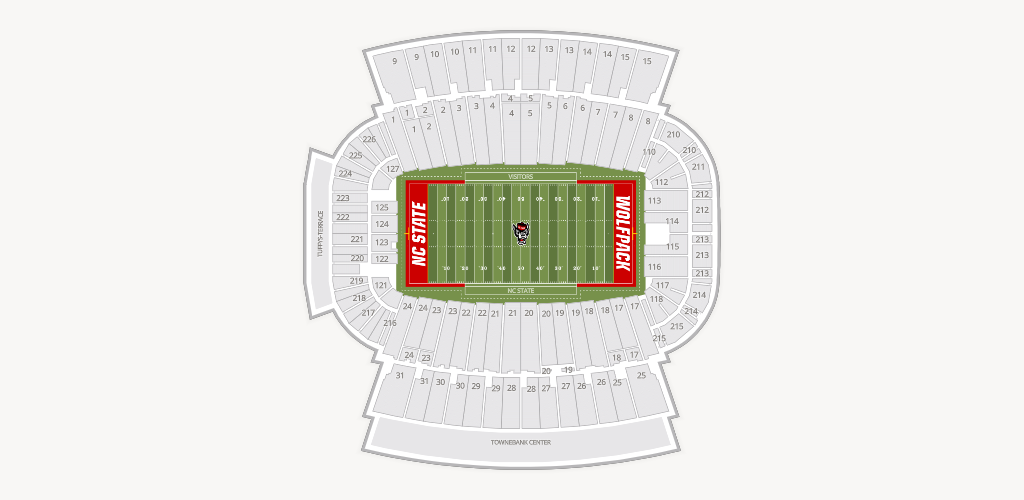 Carter-Finley Stadium Seating Chart