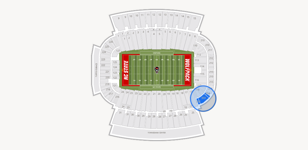 Carter-Finley Stadium Seating Chart