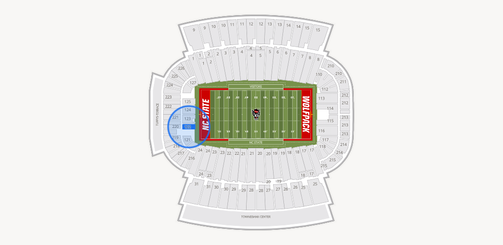 Carter-Finley Stadium Seating Chart