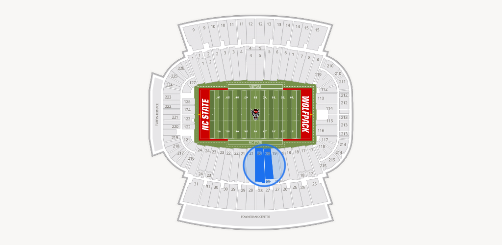 Carter-Finley Stadium Seating Chart