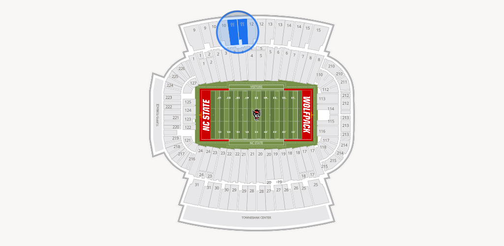 Carter-Finley Stadium Seating Chart