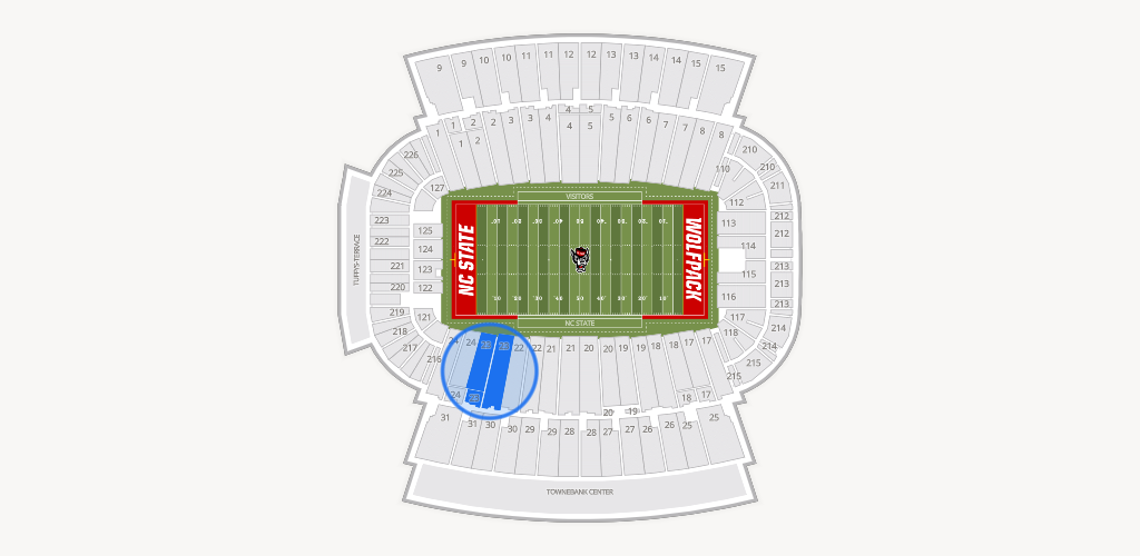 Carter-Finley Stadium Seating Chart
