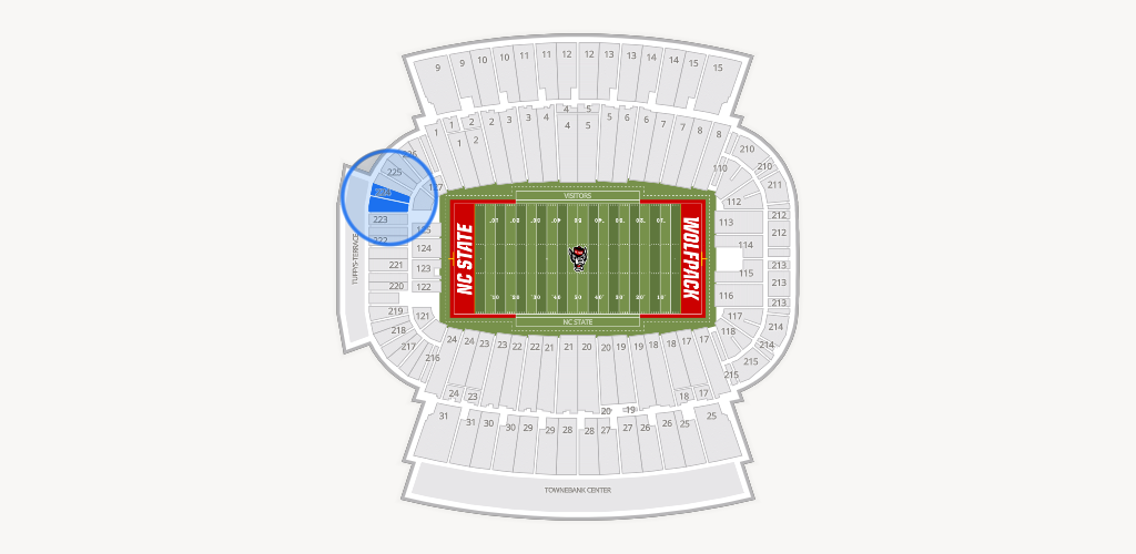 Carter-Finley Stadium Seating Chart