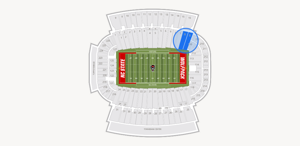 Carter-Finley Stadium Seating Chart