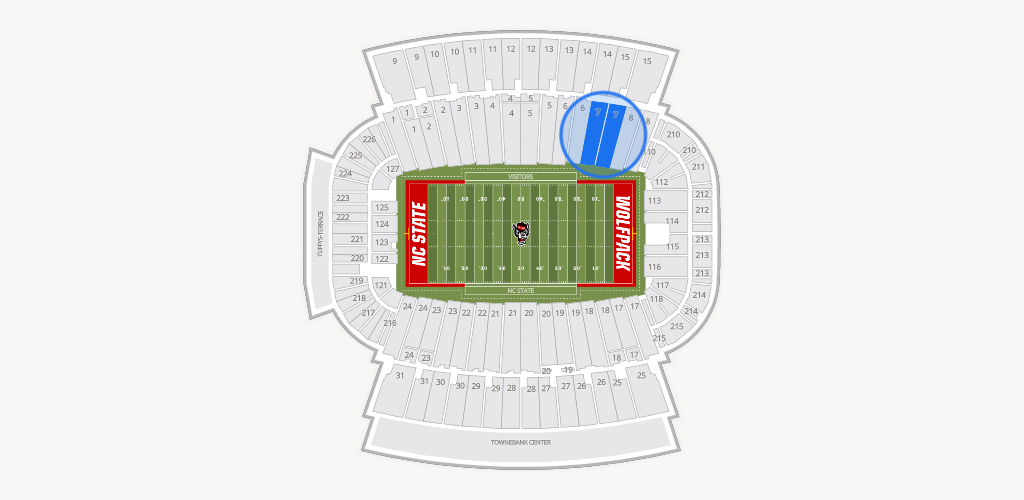 Carter-Finley Stadium Seating Chart