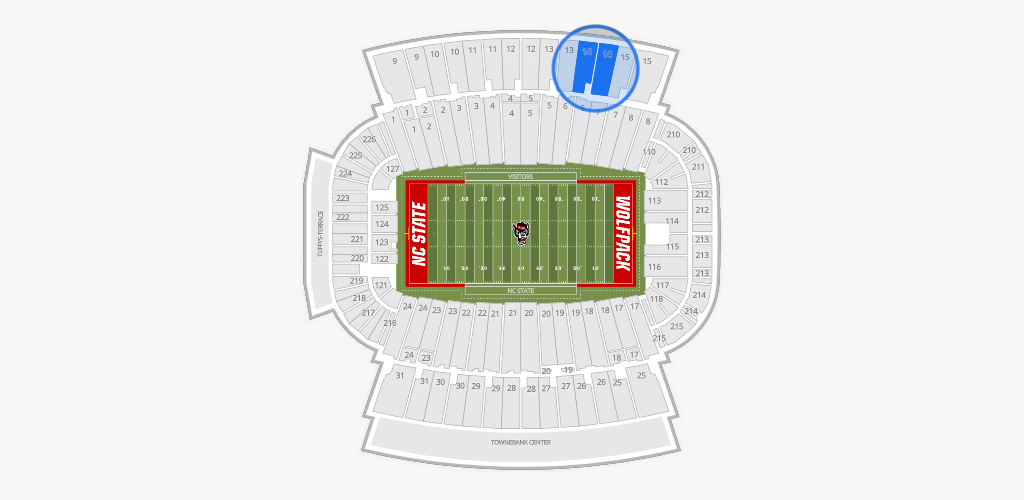 Carter-Finley Stadium Seating Chart