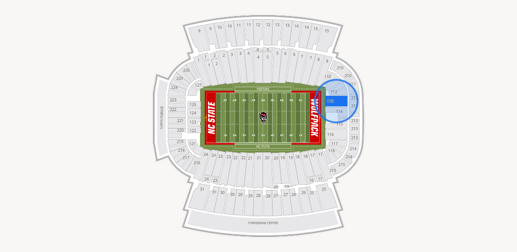 Carter-Finley Stadium Seating Chart