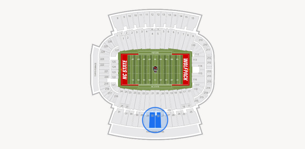 Carter-Finley Stadium Seating Chart