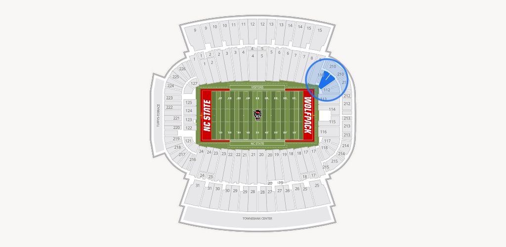 Carter-Finley Stadium Seating Chart