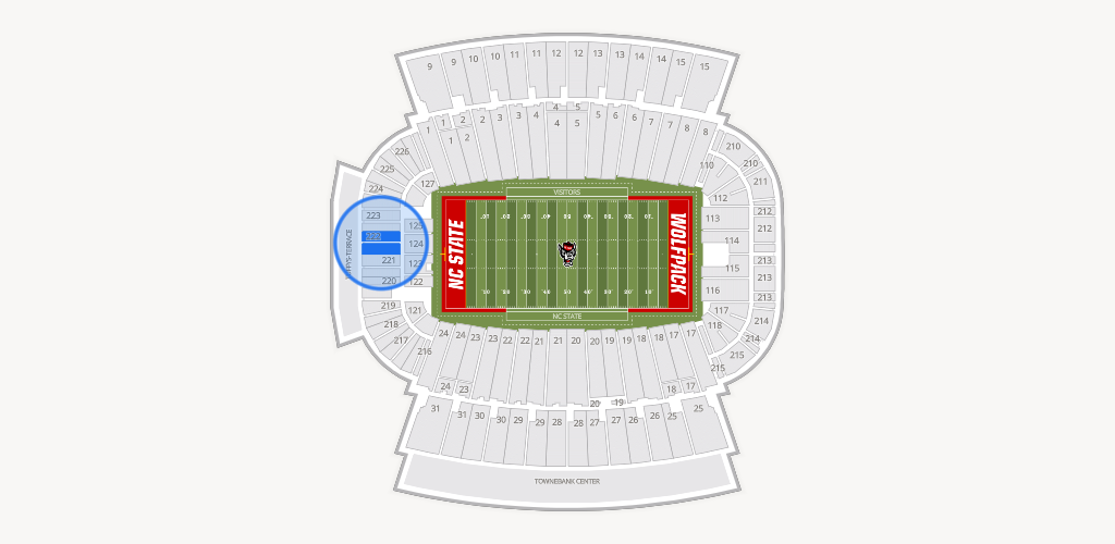 Carter-Finley Stadium Seating Chart