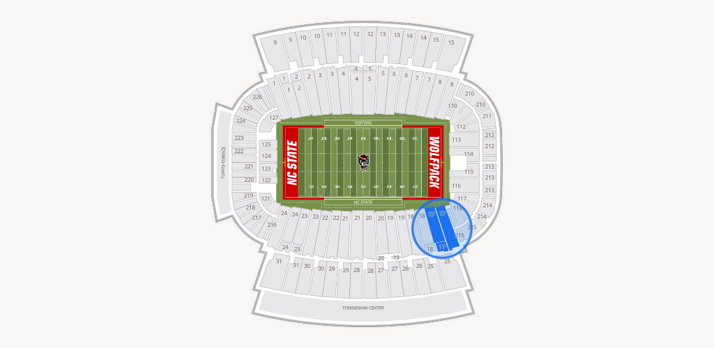 Carter-Finley Stadium Seating Chart