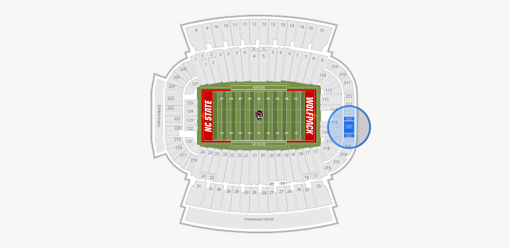 Carter-Finley Stadium Seating Chart