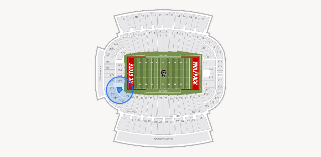 Carter-Finley Stadium Seating Chart