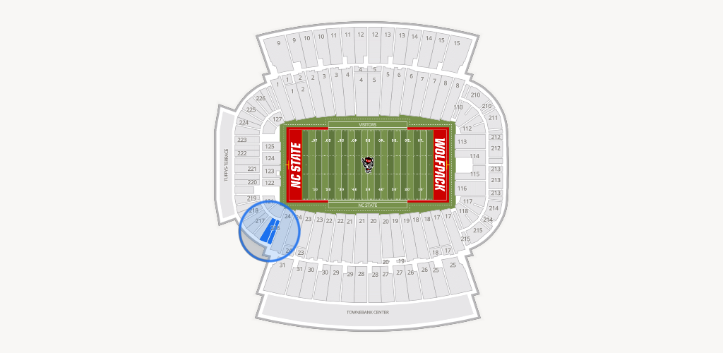 Carter-Finley Stadium Seating Chart