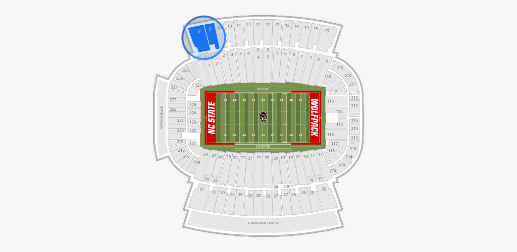 Carter-Finley Stadium Seating Chart