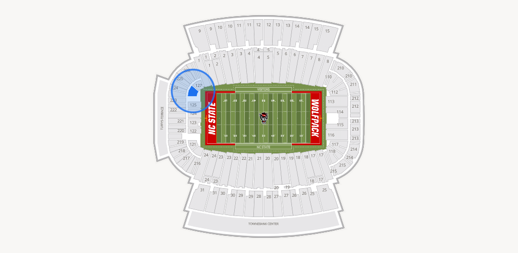Carter-Finley Stadium Seating Chart