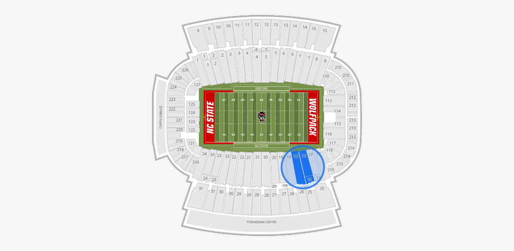 Carter-Finley Stadium Seating Chart