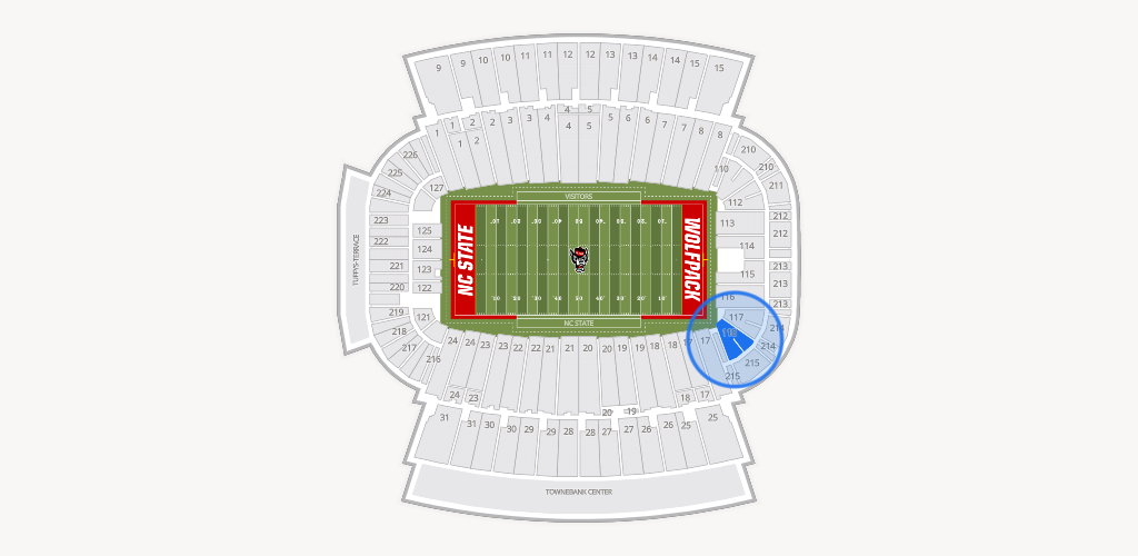 Carter-Finley Stadium Seating Chart