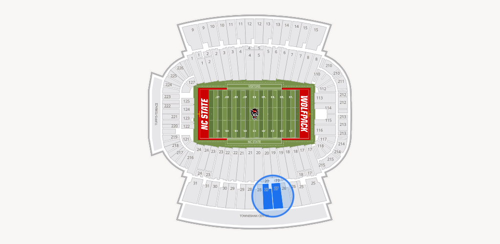Carter-Finley Stadium Seating Chart