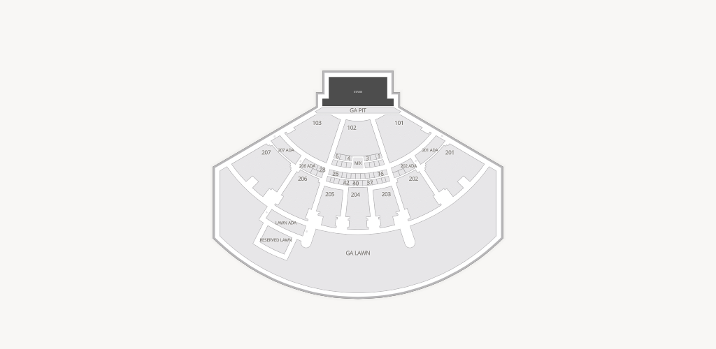 Cascades Amphitheater Seating Chart
