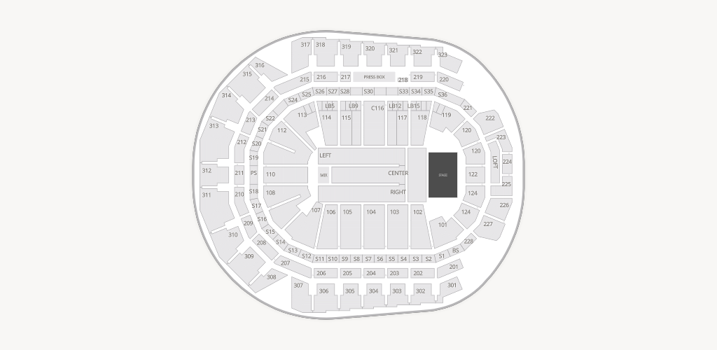 Casey's Center Seating Chart