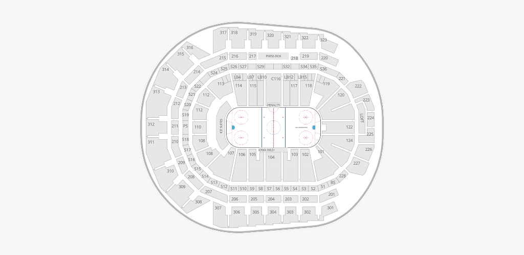 Casey's Center Seating Chart
