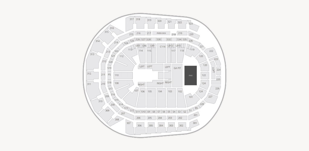 Casey's Center Seating Chart