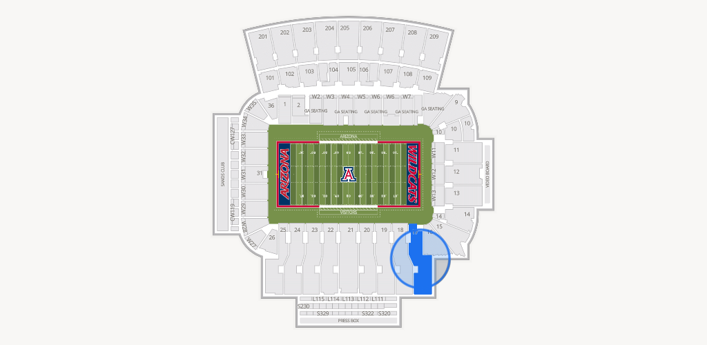 Casino Del Sol Stadium Seating Chart