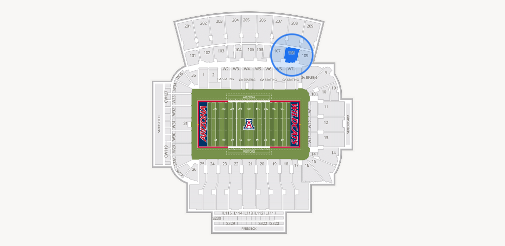 Casino Del Sol Stadium Seating Chart
