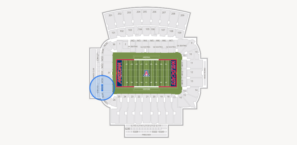 Casino Del Sol Stadium Seating Chart