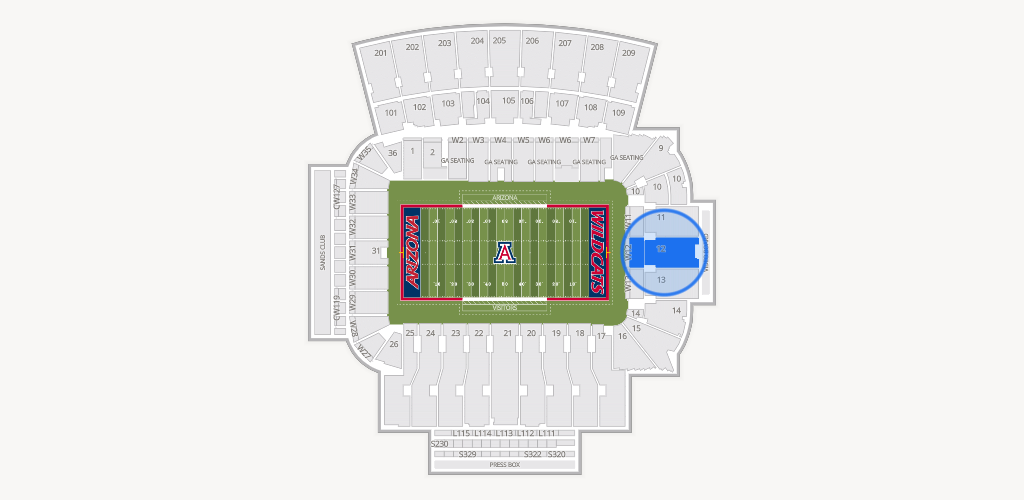 Casino Del Sol Stadium Seating Chart
