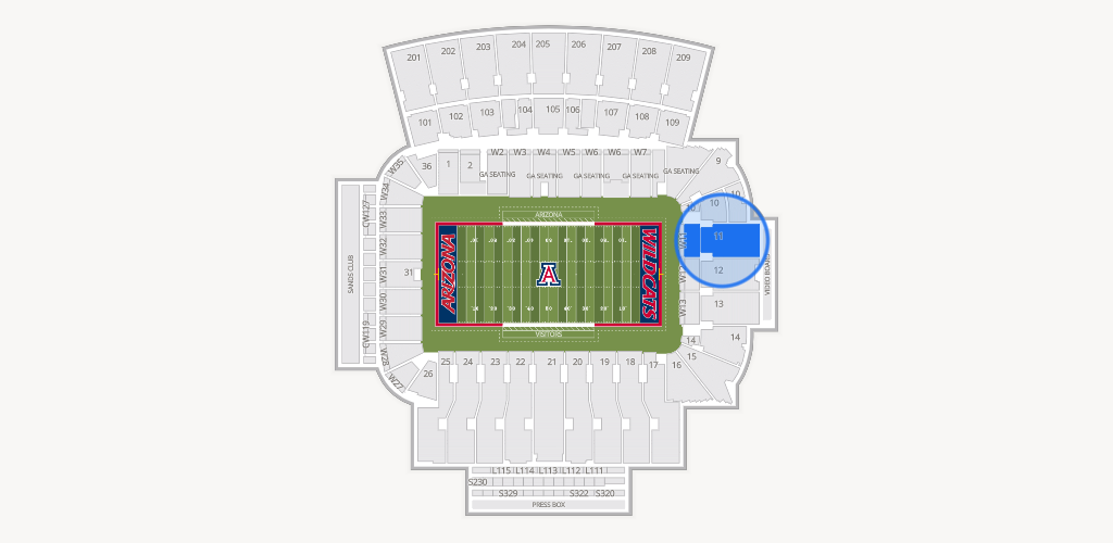 Casino Del Sol Stadium Seating Chart
