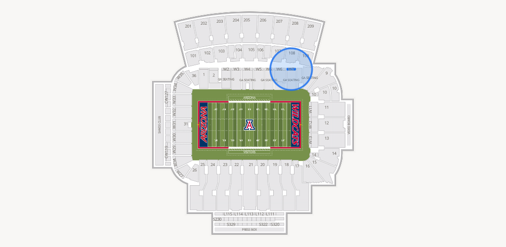 Casino Del Sol Stadium Seating Chart