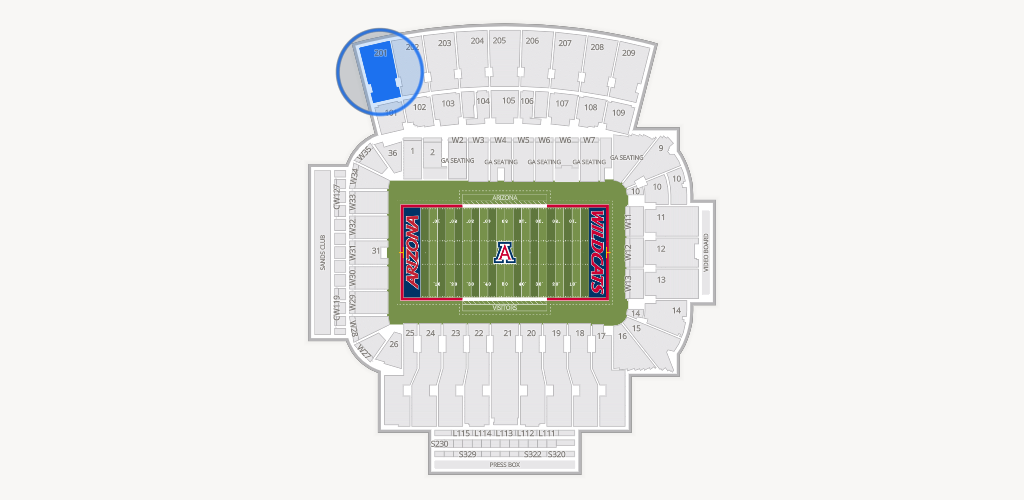 Casino Del Sol Stadium Seating Chart