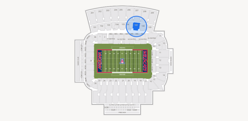 Casino Del Sol Stadium Seating Chart