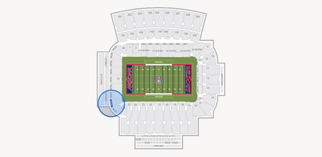 Casino Del Sol Stadium Seating Chart