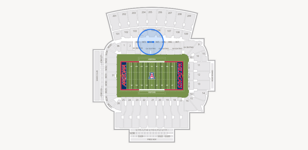 Casino Del Sol Stadium Seating Chart
