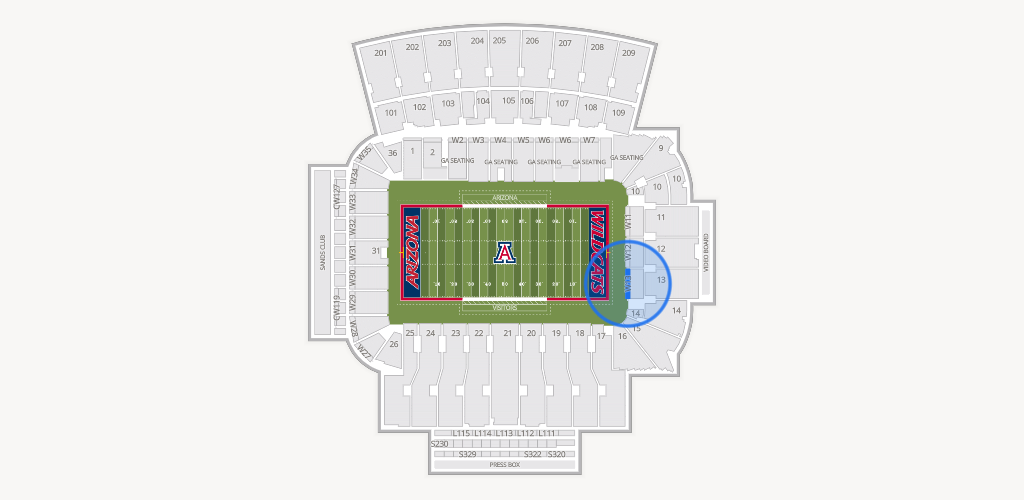 Casino Del Sol Stadium Seating Chart