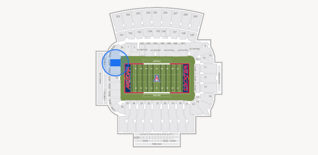 Casino Del Sol Stadium Seating Chart