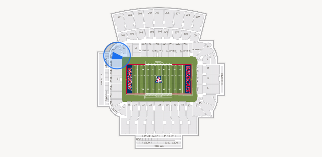 Casino Del Sol Stadium Seating Chart