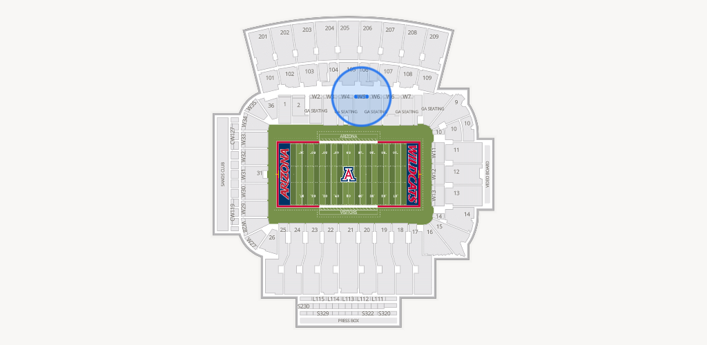 Casino Del Sol Stadium Seating Chart