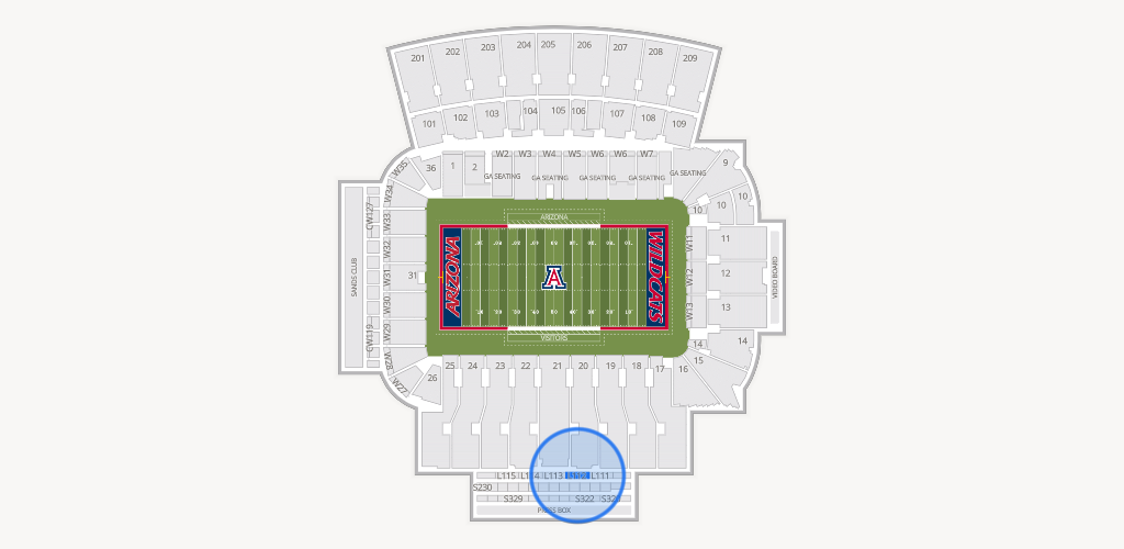 Casino Del Sol Stadium Seating Chart