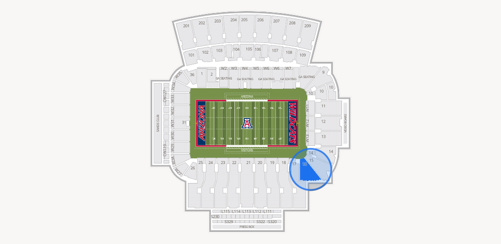 Casino Del Sol Stadium Seating Chart